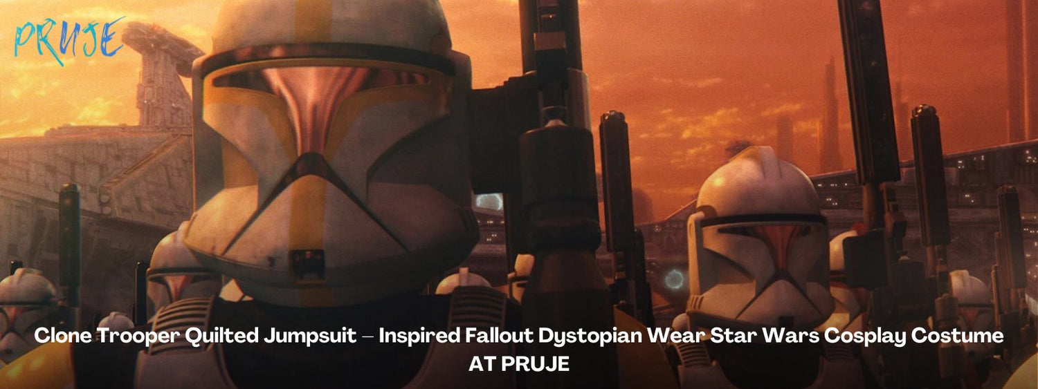 Clone Trooper Quilted Jumpsuit – Inspired Fallout Dystopian Wear Star Wars Cosplay Costume AT PRUJE - PRUJE