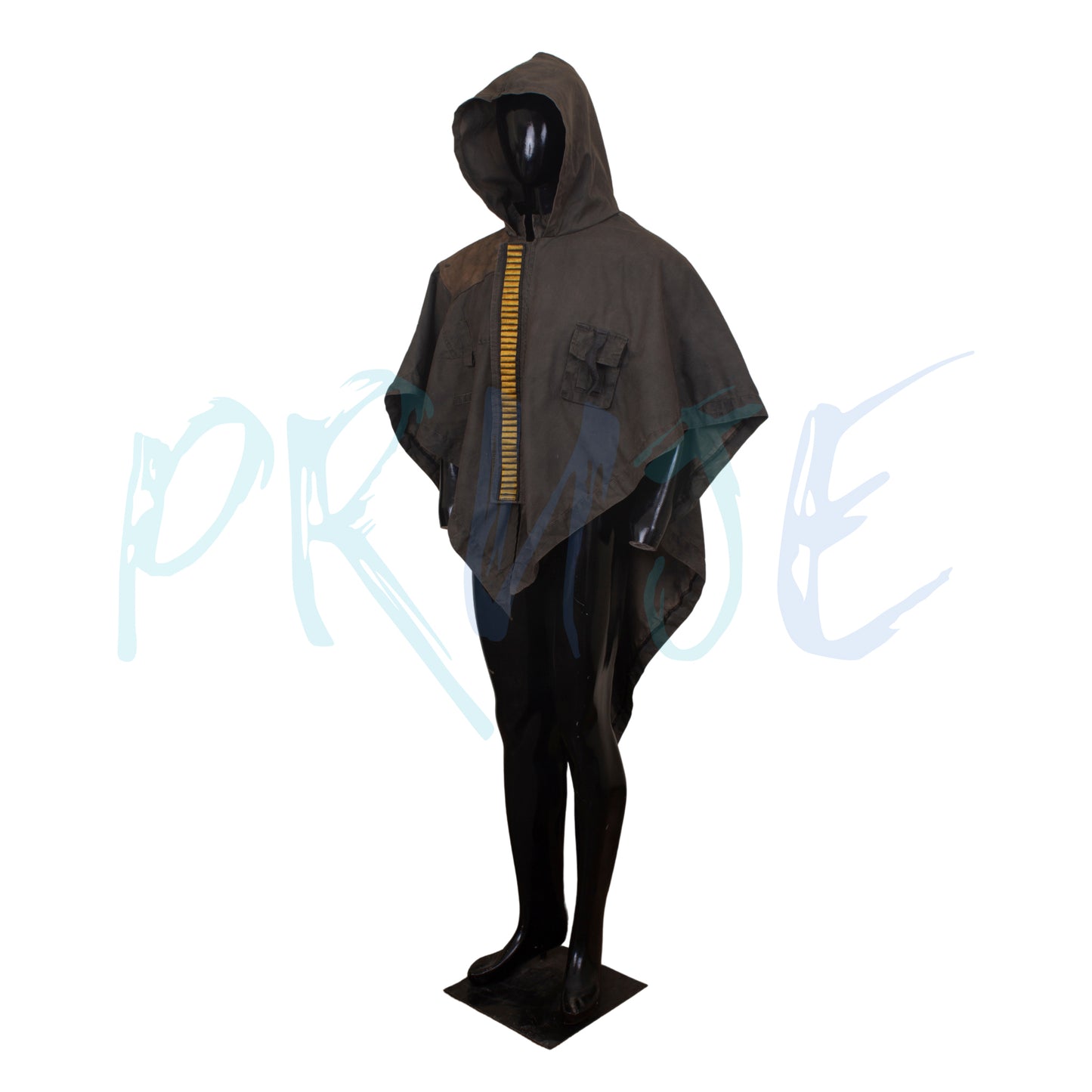 Inspired by SW Bounty Hunter, Hooded Cosplay Poncho Short Cape - PRUJE