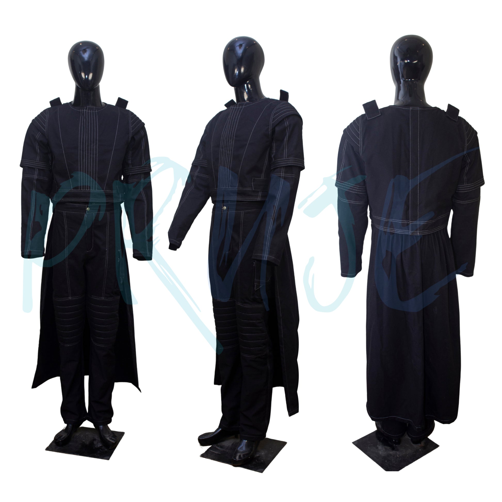 Mandalorian Inspired By Star War Custom Boba Fett Flight Suit Greyish Black Mando Boba Full Set - PRUJE