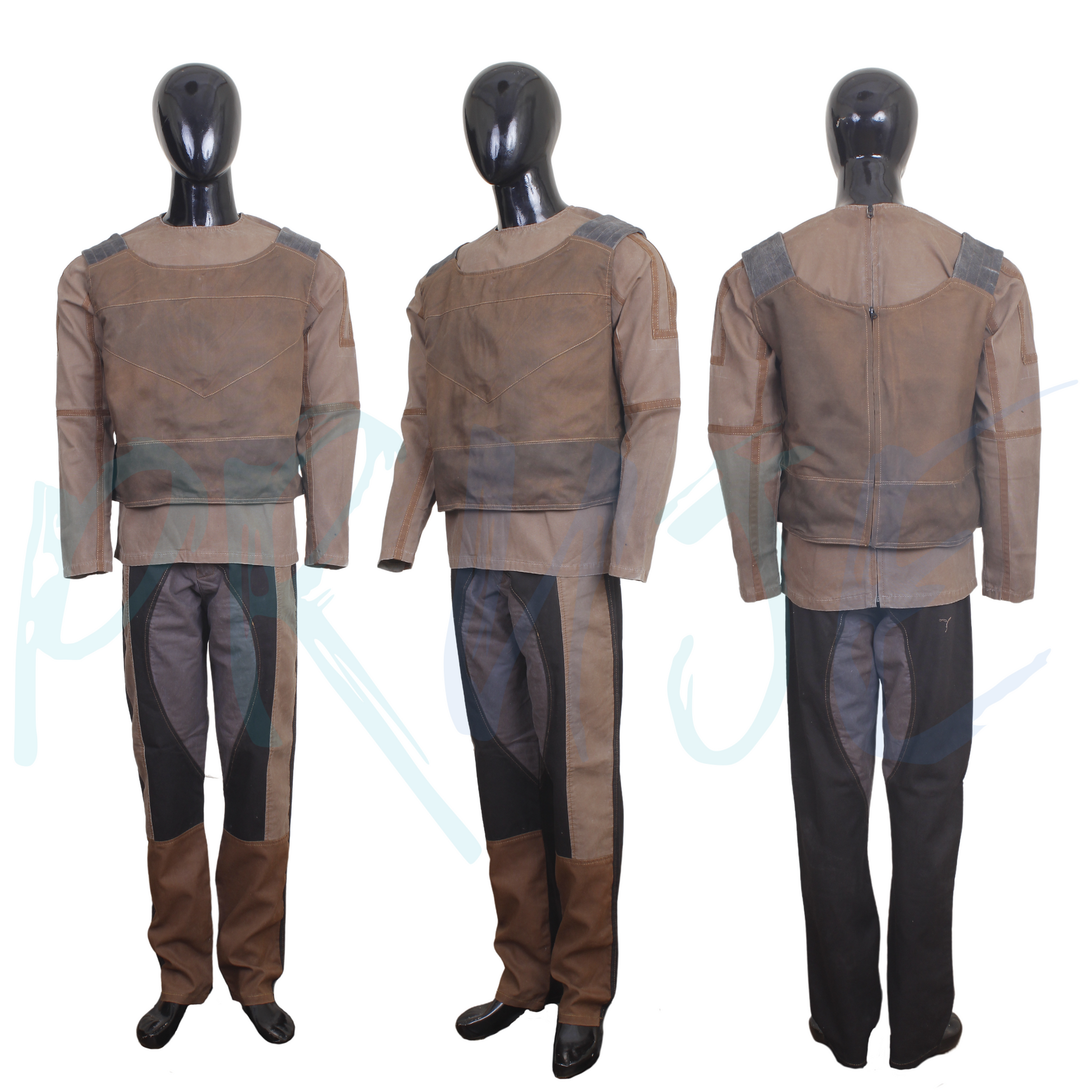 Inspired by Boba Fett- Handcrafted Two-Piece Outfit - SW Cosplay Costume. - PRUJE