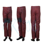 Inspired by SW Red Bounty Hunter Cosplay Pants with Knee Patches. - PRUJE