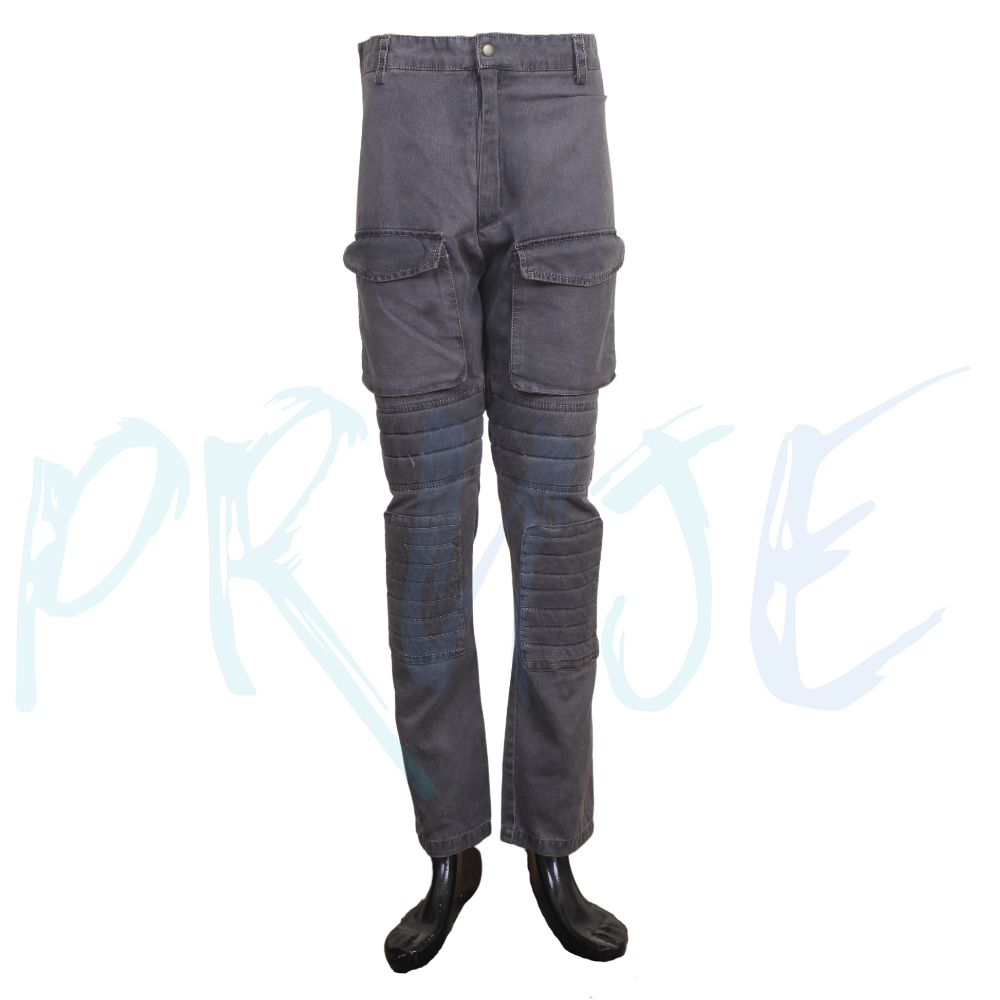 inspired by han solo Cargo Protective Pants Grey - PRUJE