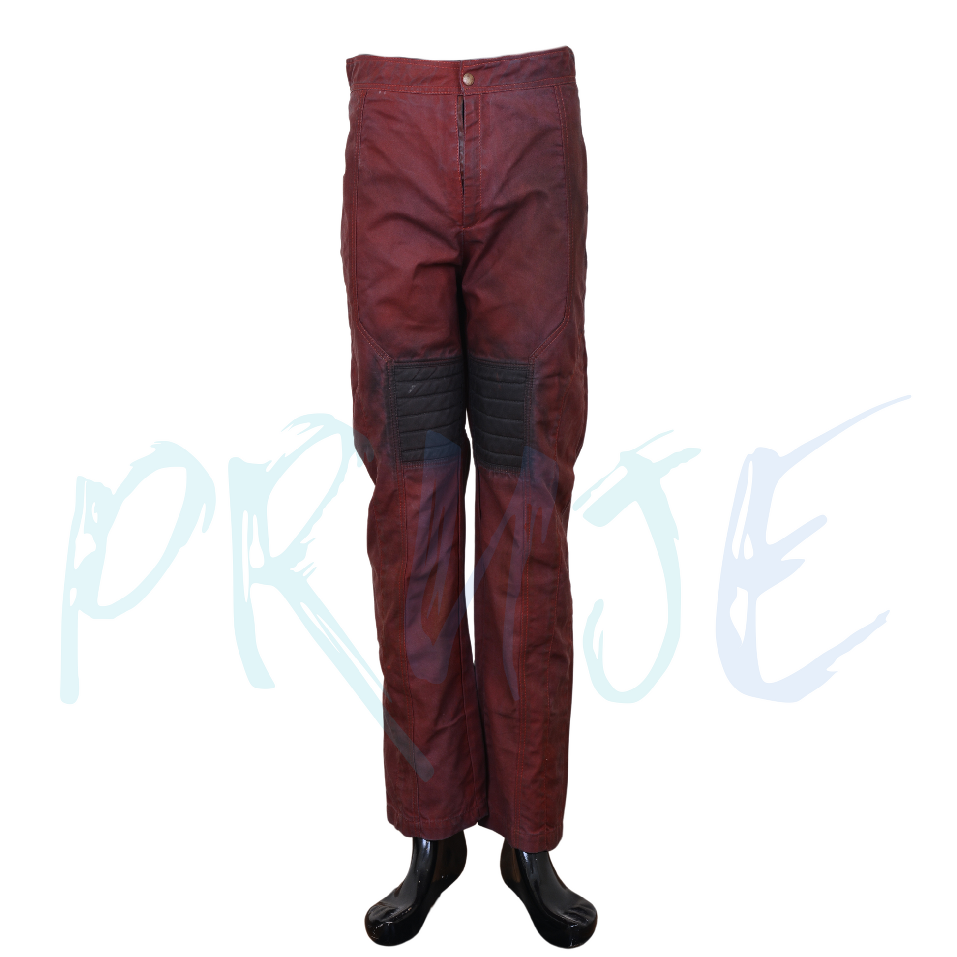 Inspired by SW Red Bounty Hunter Cosplay Pants with Knee Patches. - PRUJE