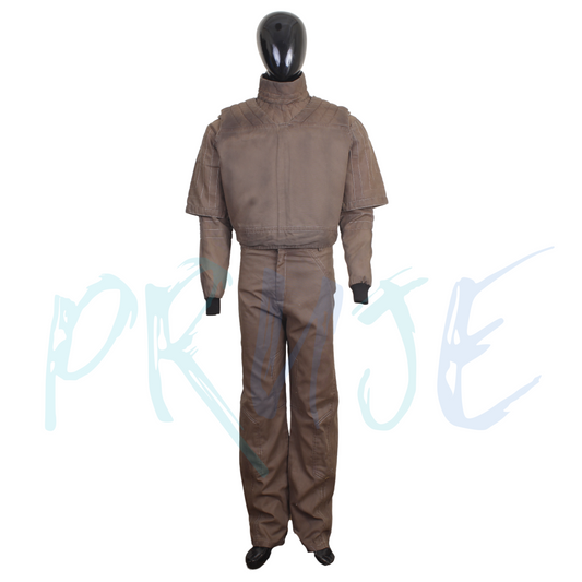 Inspired by SW Mandalorian Bounty Hunter Cosplay – Custom 3-Piece Vest Flight Suit - PRUJE