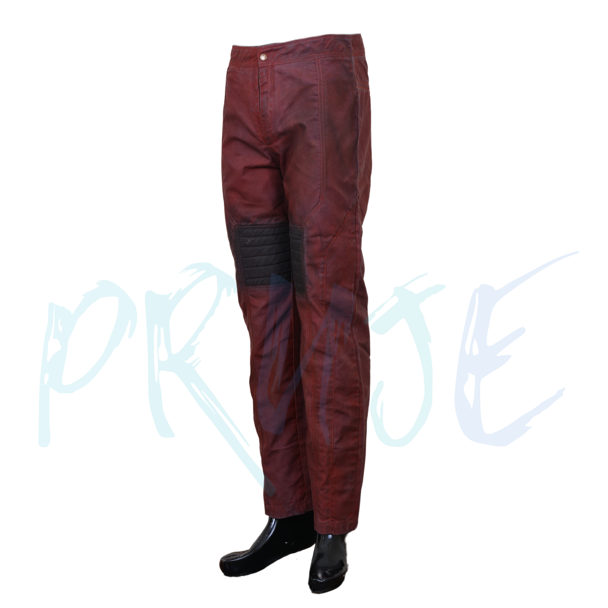 Inspired by SW Red Bounty Hunter Cosplay Pants with Knee Patches. - PRUJE