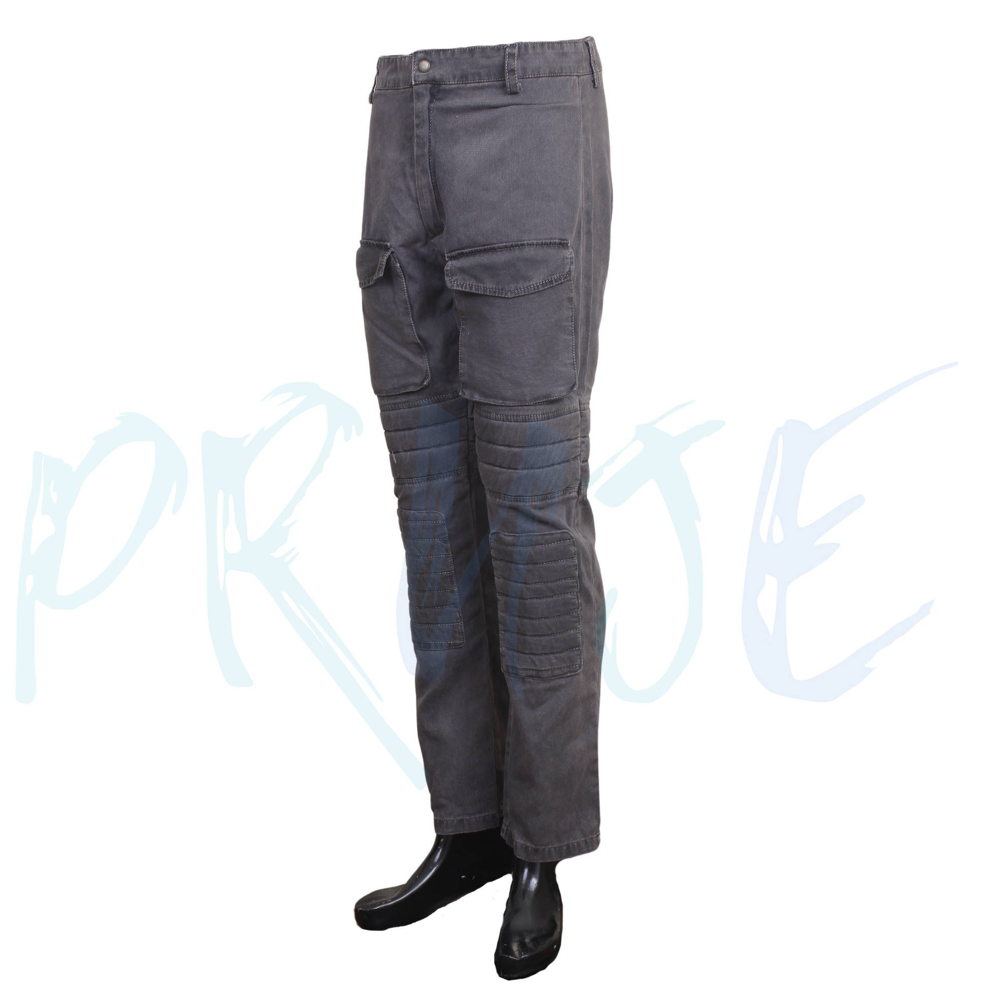 inspired by han solo Cargo Protective Pants Grey - PRUJE