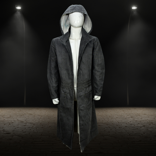 FO Distressed Trench Coat / Inspired Duster Ghost Costume Gift for loved one - PRUJE