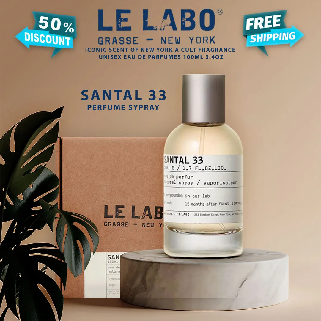 Le Labo Santal 33 Eau De Parfum 100ml | 50% de Descuento para MéxicoPremium Unisex con - PRUJE